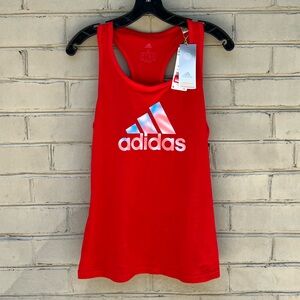 NWT Adidas Size S Red Tank Top